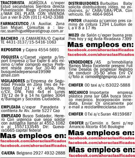 el clasificado empleos|clasificados de hoy.